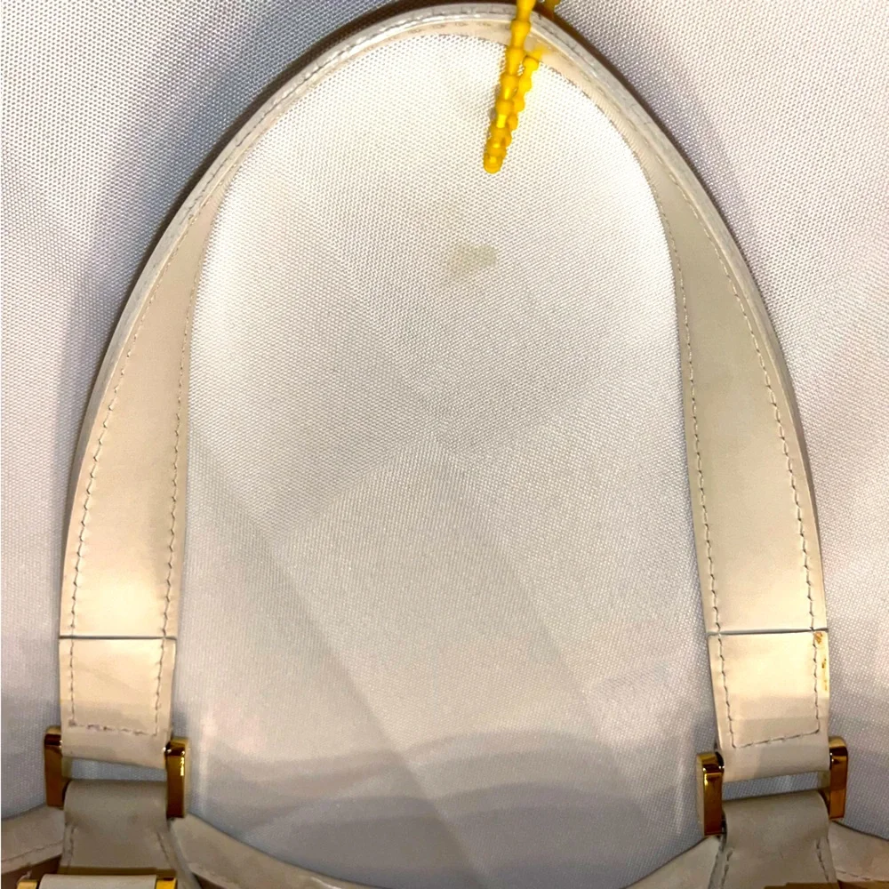 ❌SOLD❌  Louis Vuitton Epi Plage Clear Vinyl PVC & White Leather Tote Large - Picture 10 of 17